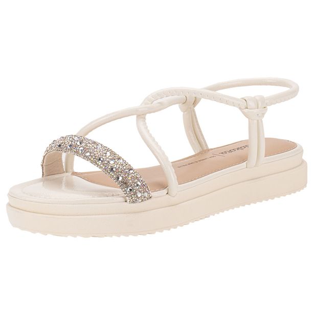 Sandália Feminina Flat Dakota Y7631 BRANCO 37