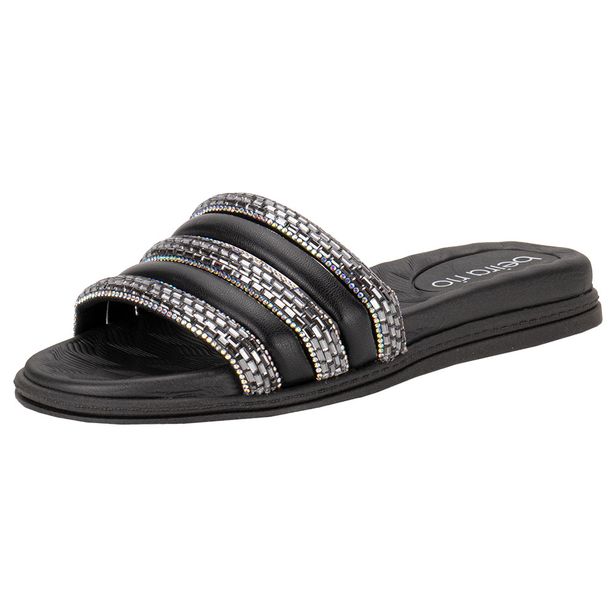 Tamanco Feminino Flat Beira Rio 8528103 PRETO 34