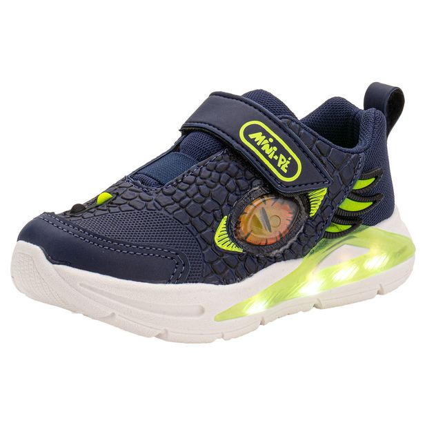 Tênis Infantil Masculino Led Minipé MP2418 MARINHO 24