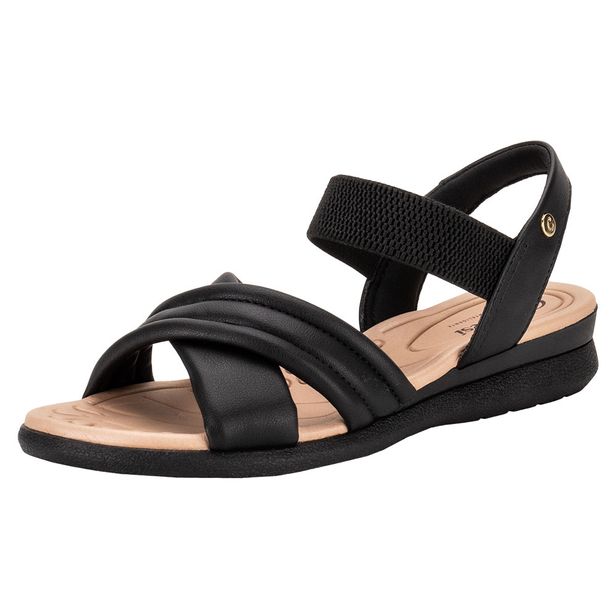Sandália Feminina Anabela Campesi CP641 PRETO 34