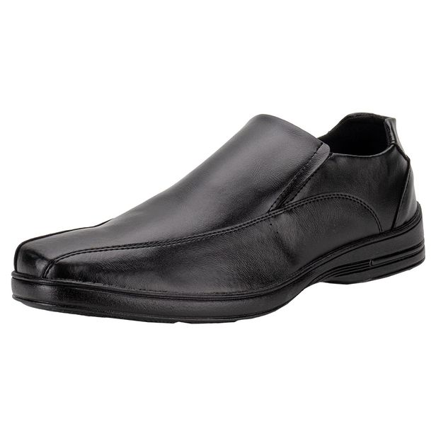 Sapato Masculino Social Mais Leve 900 PRETO 01 39