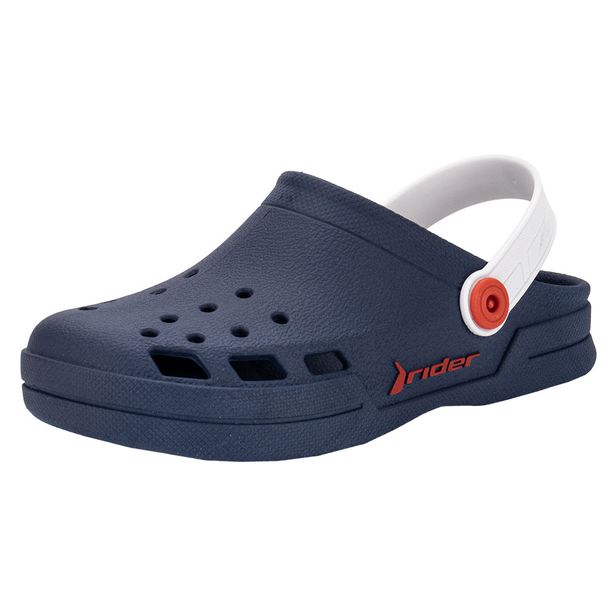 Clog Infantil Fit Rider 12324 AZUL/BRANCO 28