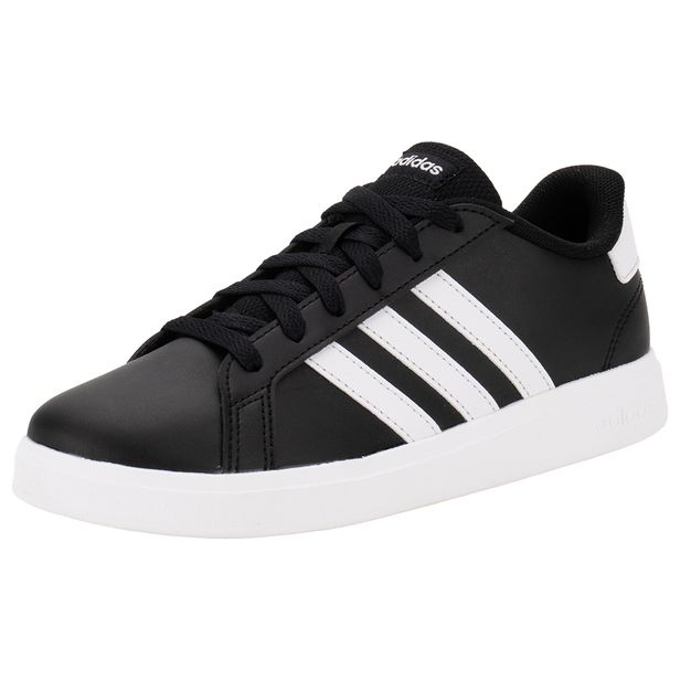 Tênis Infantil Grand Court 2.0 Kids Adidas - IGO0440 PRETO/BRANCO 34