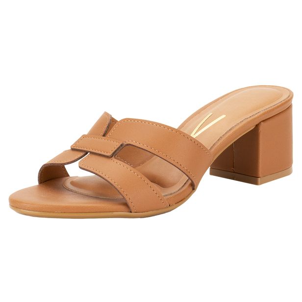 Tamanco Feminino Salto Grosso Vizzano 62911180 CAMEL 37
