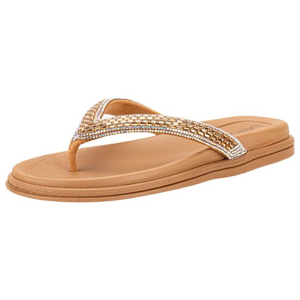 Tamanco Feminino Flat Beira Rio 8513112 BRONZE 35