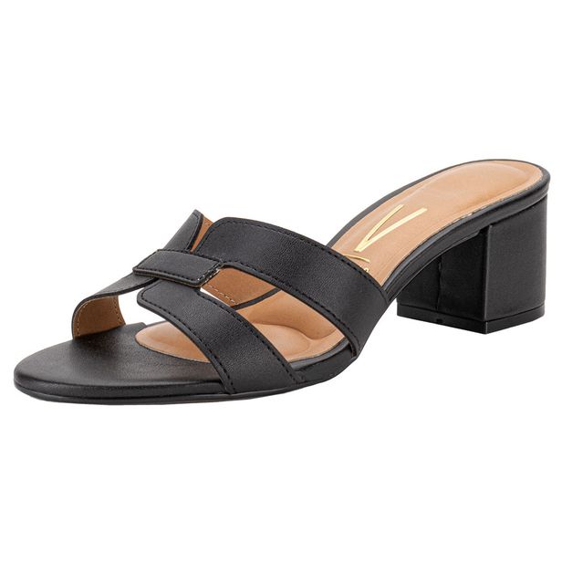 Tamanco Feminino Salto Grosso Vizzano 62911180 PRETO 36
