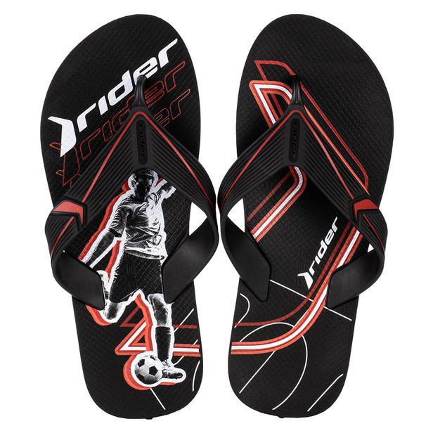 Chinelo Masculino Dash Rider 12471 PRETO/VERMELHO 37/38