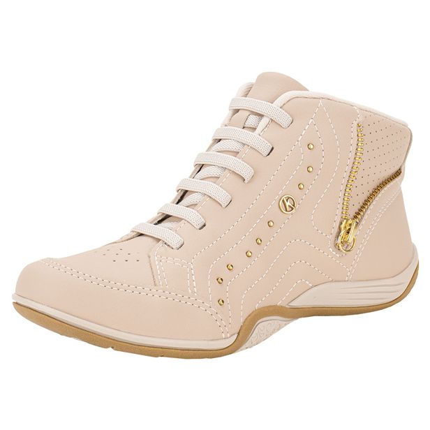 Tênis Feminino Cano Alto Kolosh C3682 BEGE 35