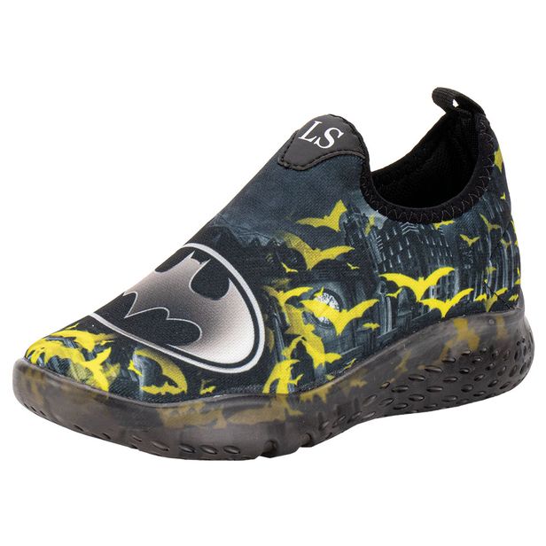 Tênis Infantil Masculino Led Minipé MP2424 PRETO/AMARELO 23