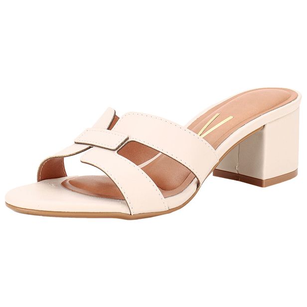 Tamanco Feminino Salto Grosso Vizzano 62911180 MARFIM 35