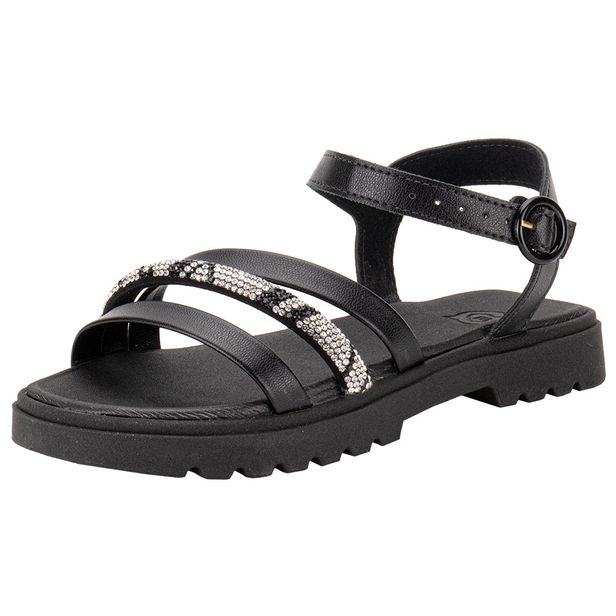 Sandália Infantil Feminina Molekinha 2344128 PRETO 01 26