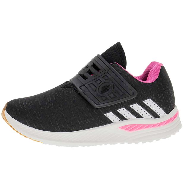 Tênis Infantil Feminino Zeuz 94KX PRETO/ROSA 29