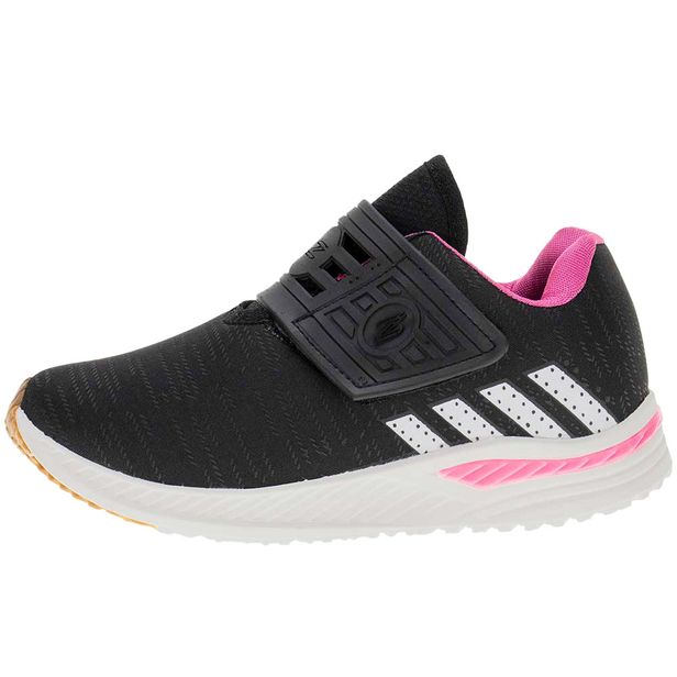 Tênis Infantil Feminino Zeuz 94KX PRETO/ROSA 32