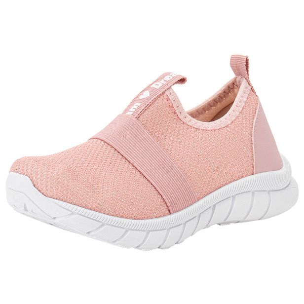 Tênis Infantil Feminino Slip On Kids Top 362TN ROSA 28