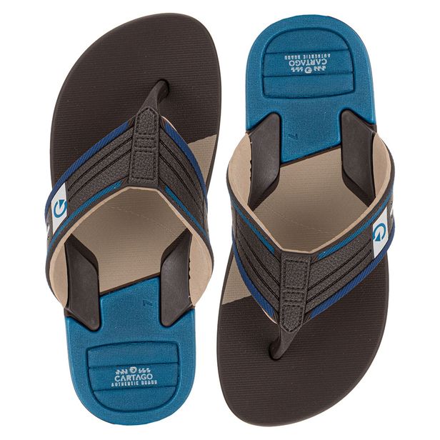 Chinelo Infantil Masculino Dallas Cartago 12216 CAFÉ 23/24