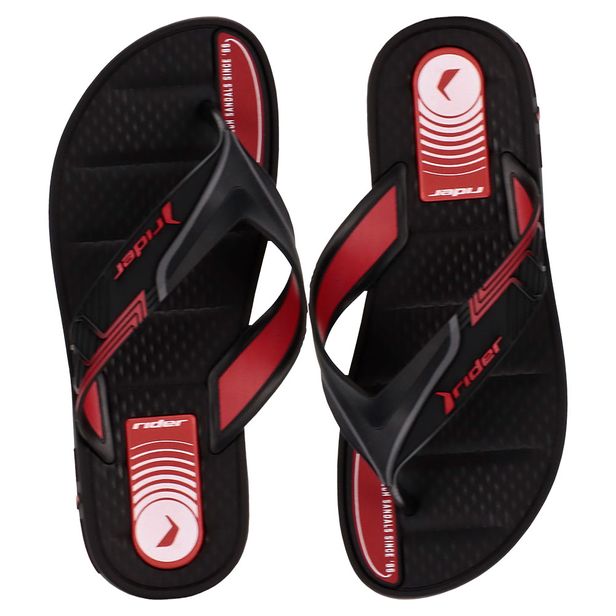 Chinelo Masculino Sprint Rider - 12015 PRETO/VERMELHO 01 37/38