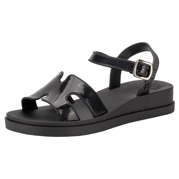 Sandália Feminina Flat Daily Zaxy 19155 PRETO 35