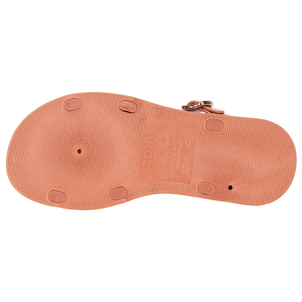 Sandália Feminina Flat Daily Zaxy 19155 SALMÃO | Clovis Calçados