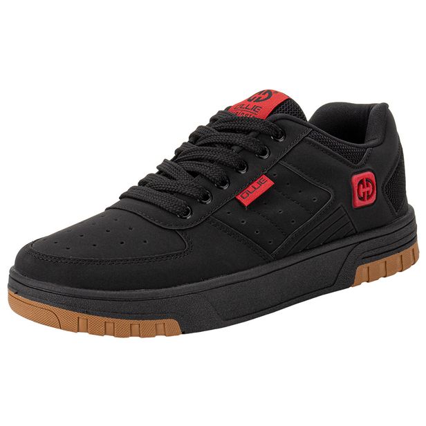 Tênis Masculino Eternity 2 Ollie 600 PRETO/VERMELHO 37