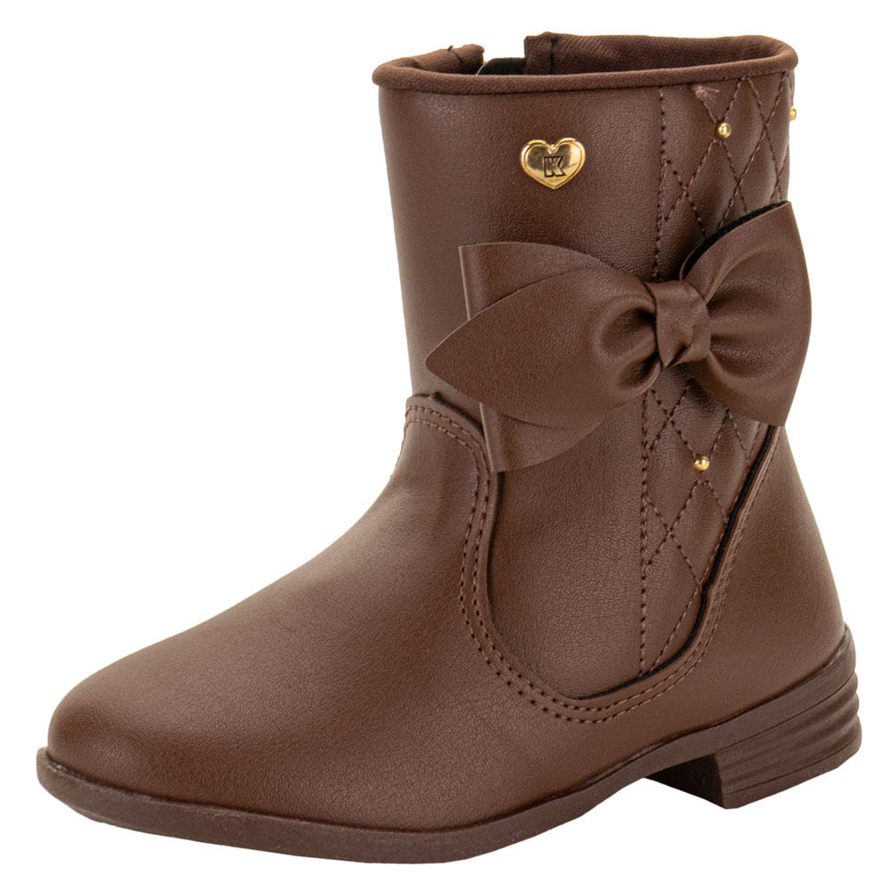 Feminino Botas Infanti Bota 2025 Bota Klin Marrom Bota Infantil