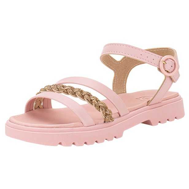Sandália Infantil Feminina Molekinha 2344128 ROSA 01 26