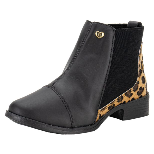 Bota Infantil Feminina Kidy 0700017 PRETO 28