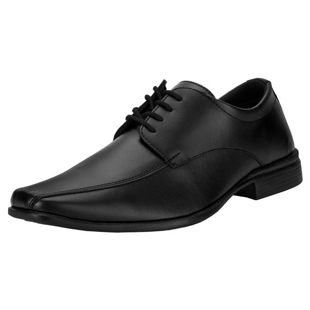 Sapato Masculino Social Mais Leve 600 PRETO 38