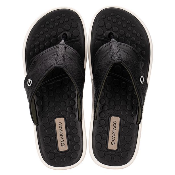 Chinelo Masculino Veneto III Cartago 12452 PRETO 37/38