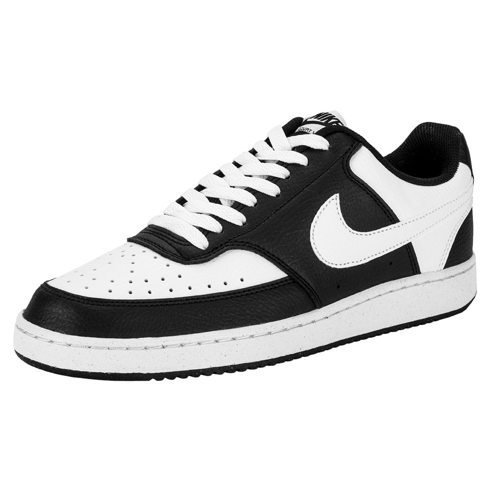 Tênis Court Vision Low Nike FV9952 PRETO/BRANCO cloviscalcados
