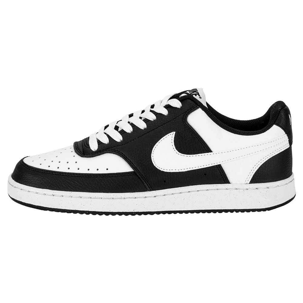 Tênis Court Vision Low Nike FV9952 PRETO/BRANCO cloviscalcados