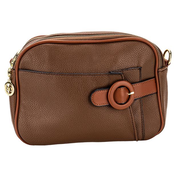Bolsa Feminina Transversal H.E GH385 CAFÉ