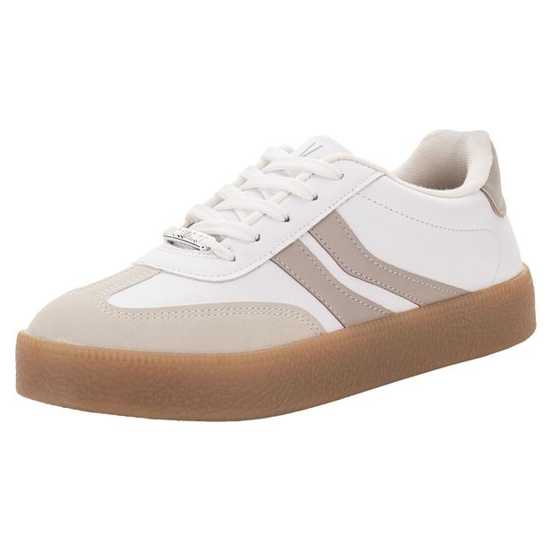 Tênis Feminino Casual Vizzano 1444100 BRANCO/BEGE 34