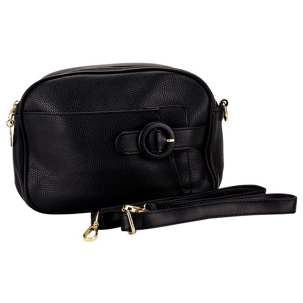 Bolsa Feminina Transversal H.E GH385 PRETO