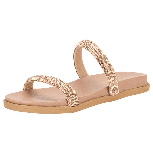 Tamanco Feminino Flat Via Marte 107010 BRONZE 34