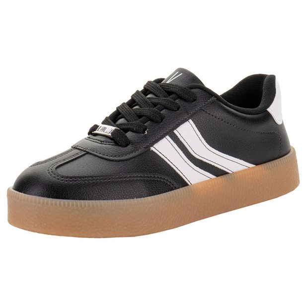 Tênis Feminino Casual Vizzano 1444100 PRETO/BRANCO 34