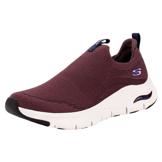 Tênis Feminino Arch Fit New Beauty Skechers 149776 VINHO 35