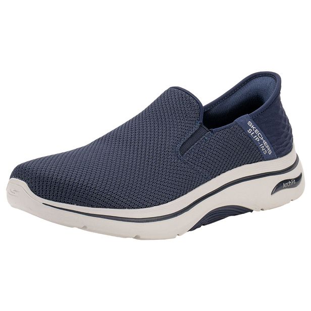 Tênis Masculino Go Walk Arch Fit Hands Free 2.0 Skechers 216600 MARINHO 40