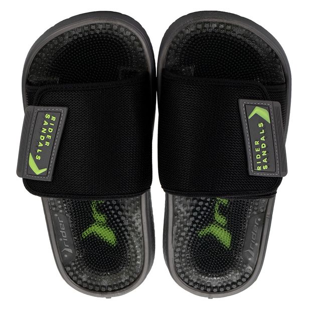 Chinelo Masculino Slide Infinity Max Rider 12341 PRETO/VERDE 39