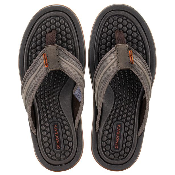 Chinelo Masculino Denim Groove Democrata 289101 CINZA 40