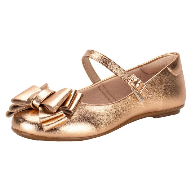 Sapatilha Infantil Feminina Molekinha 20831122 BRONZE 25