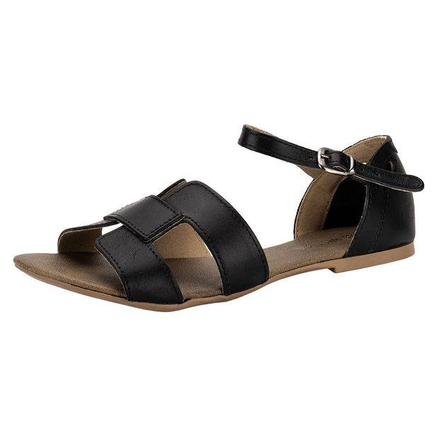 Sandália Feminina Flat Miss Western 128T PRETO 03 34