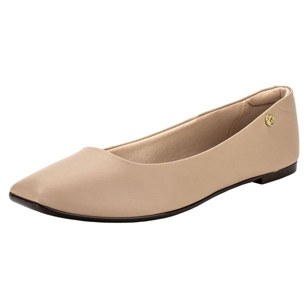Sapatilha Feminina Flat Moleca 5735215 BEGE 36