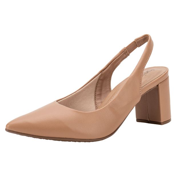 Sapato Feminino Salto Grosso Beira Rio 4241231 SALMÃO 35