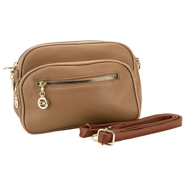 Bolsa Feminina Transversal H.E GH386 BEGE
