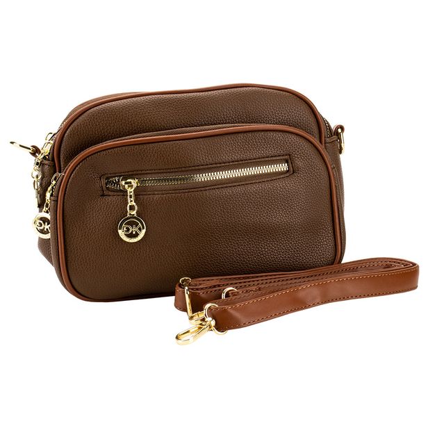 Bolsa Feminina Transversal H.E GH386 CAFÉ