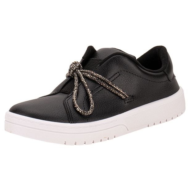 Tênis Feminino Casual Moleca 5791107 PRETO 34