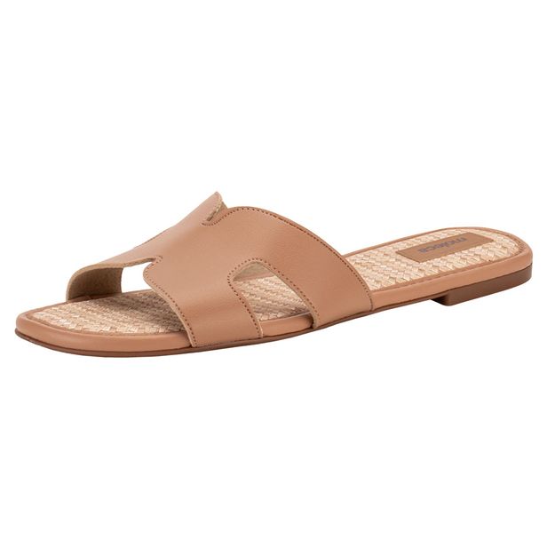 Tamanco Feminino Flat Moleca 5463307 SALMÃO 35