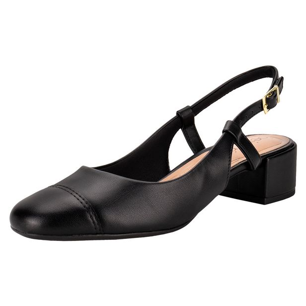 Sapato Feminino Salto Grosso Beira Rio 4301111 PRETO 35