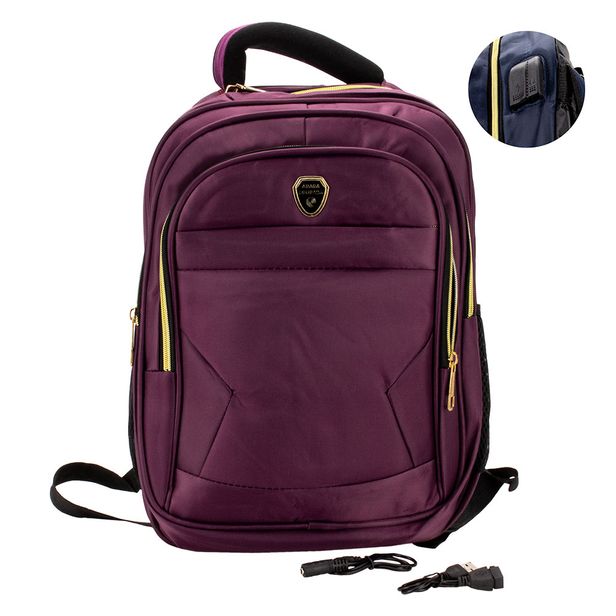 Mochila Masculina Arara Dourada DJ108 ROXO