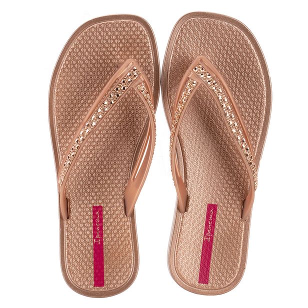 Chinelo Feminino Cristal Ipanema 27267 BRONZE 35